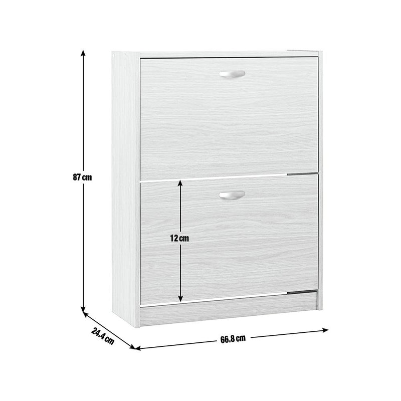 Argos Home white shoe storage cabinet - British product