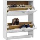 Argos Home white shoe storage cabinet - British product