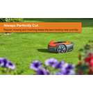 Flymo EasiLife GO 500 16cm cordless robotic lawnmower - British product