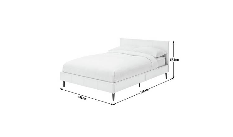Argos Home Skylar Double Bed Frame in black - British product