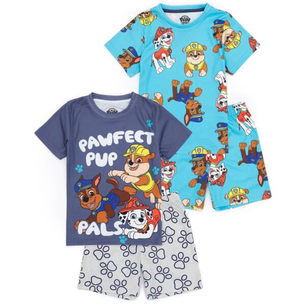 Paw Patrol Boys Short Pyjama Set (Pack Of 2) (5-6 Years) GOODS Superdrug   