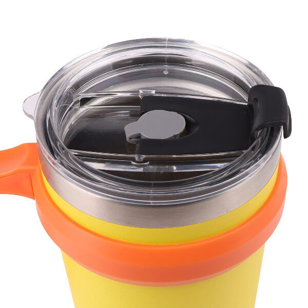 Myga insulated coffee cup yellow 20oz, UK version