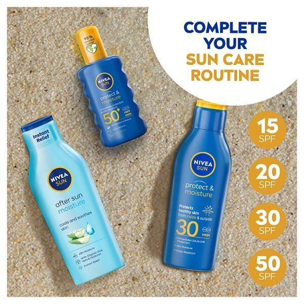 NIVEA SUN After Sun Moisturising Soothing Lotion, 400ml GOODS Superdrug   