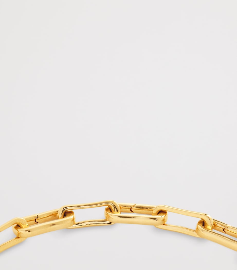 Monica Vinader gold vermeil Alta charm bracelet, UK version