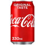 Coca-Cola Original Taste cola 24 x 330ml cans - British product