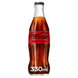 Coca-Cola Zero Sugar cola 24 x 330ml glass bottles - British product