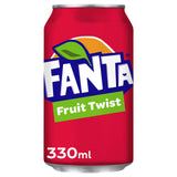 Fanta Fruit Twist sparkling soft drink 24 x 330ml cans - British product