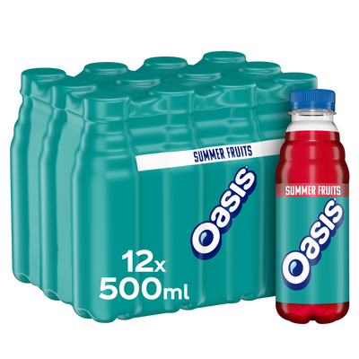 McGrocer Direct Oasis Summer Fruits Juice Drink 12 x 500ml- Buy online at McGrocer