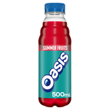 Oasis Summer Fruits juice drink 12 x 500ml bottles, imported from the UK