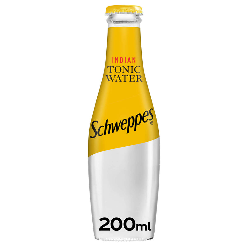 Schweppes Tonic Water 24 x 200ml bottles (British brand)