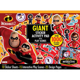Giant sticker activity pad with Disney characters over 1000 stickers (British brand)