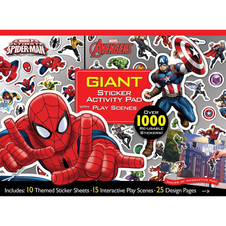 Giant sticker activity pad with Disney characters over 1000 stickers (British brand)