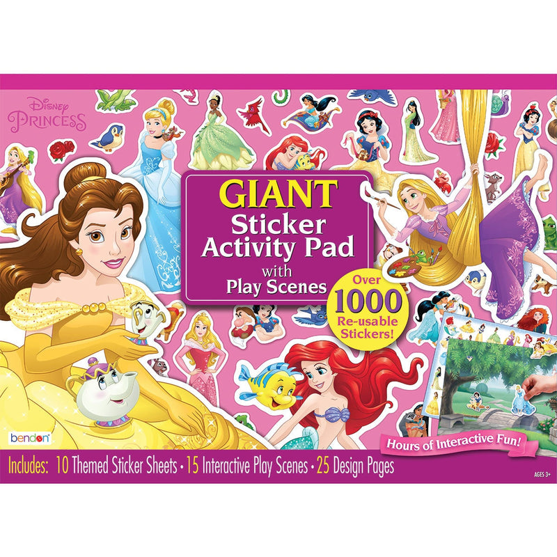 Giant sticker activity pad with Disney characters over 1000 stickers (British brand)