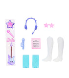 Barbie Roll & Reveal Popstar-Puppe und Zubehör – britisches Produkt
