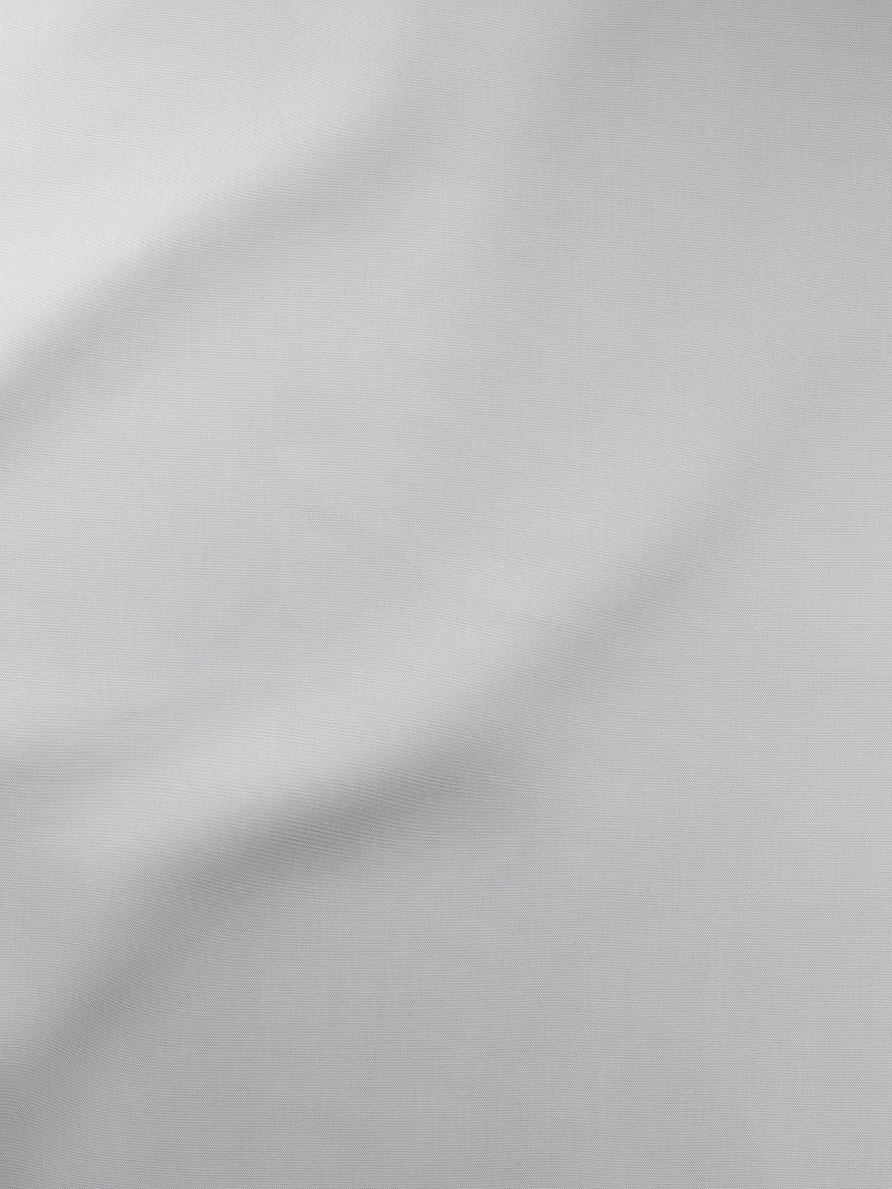 Silver 100% cotton roman blind made to measure (British brand)
