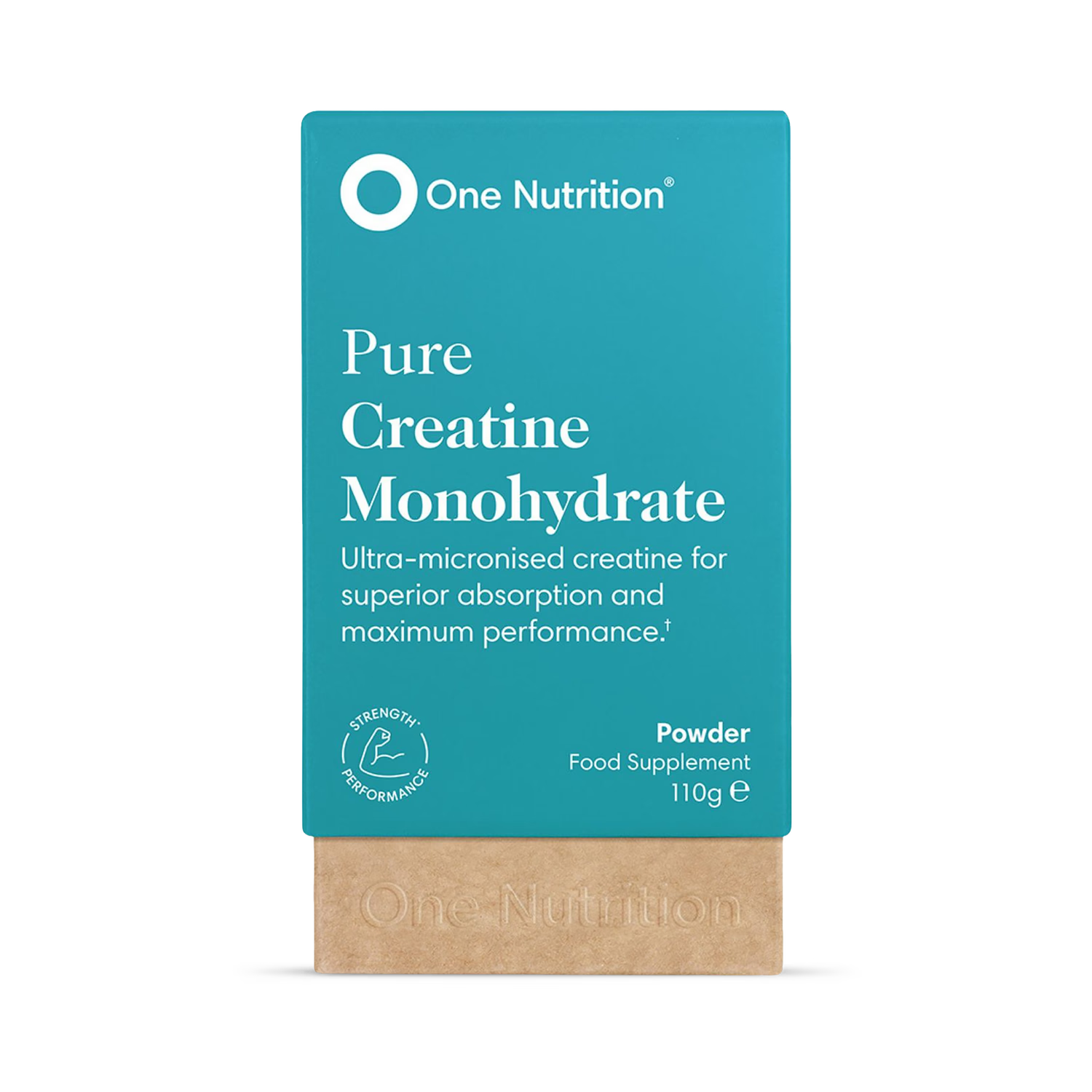 One Nutrition creatine supplement ultra-micronised powder 110g (British brand)