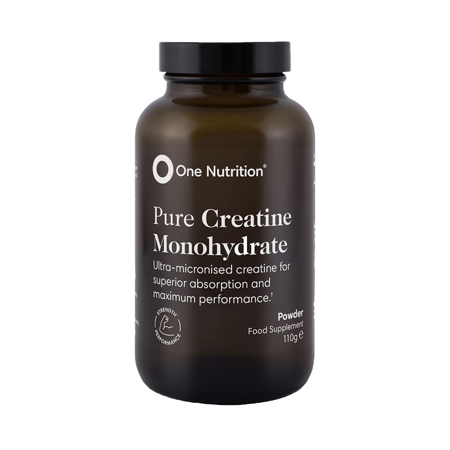 One Nutrition creatine supplement ultra-micronised powder 110g (British brand)
