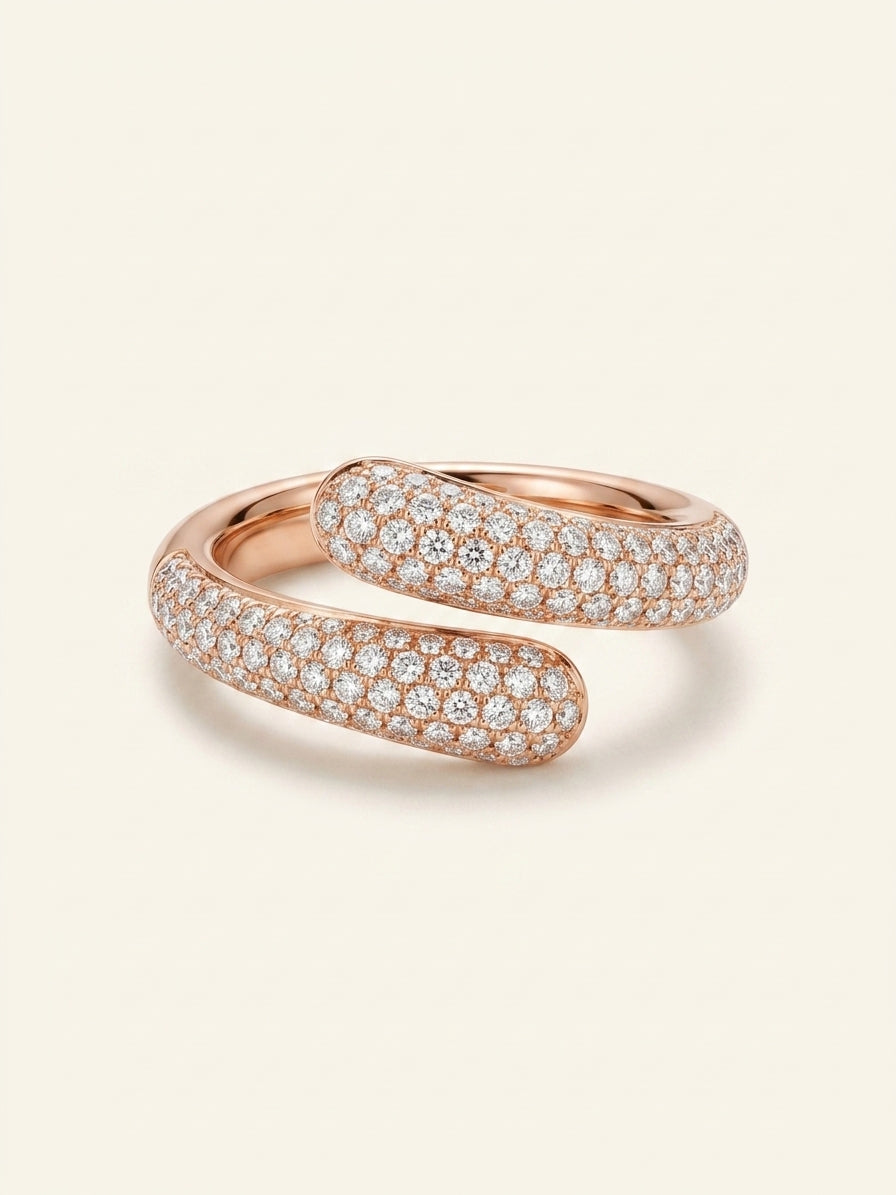 Cartier Juste Un Clou diamond-paved ring, UK version
