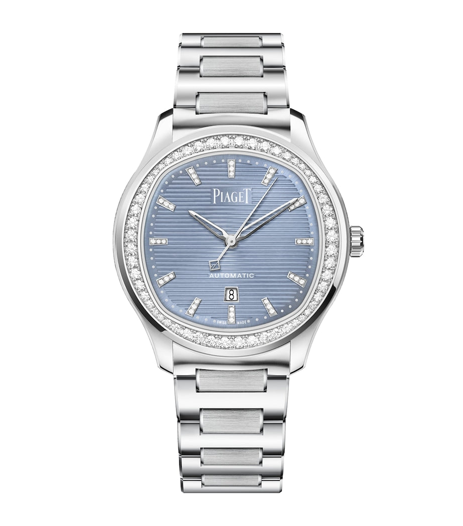 Piaget Polo Date diamond watch 36mm, UK version