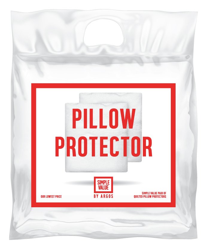 Home Essentials pillow protectors 2 pack, UK version