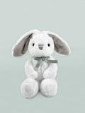 Babyblooms gift hamper with personalised bunny soft toy (British brand)