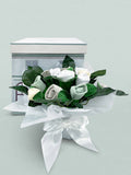 Babyblooms gift hamper with personalised bunny soft toy (British brand)