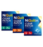 NiQuitin Clear Patches - 10 Week Bundle - Steps 1, 2 & 3 (21mg, 14mg & 7mg) GOODS Boots   