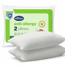 Silentnight Anti-Allergy Medium Soft Pillow 2 Pack (British brand)