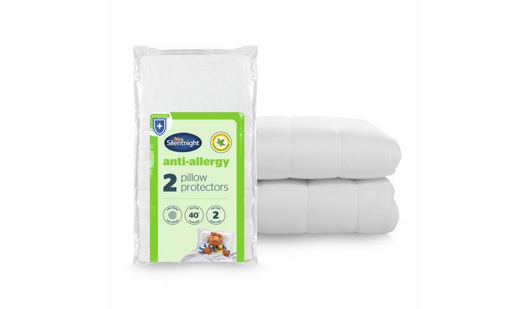 Silentnight anti-allergy pillow protectors 46cm x 75cm (British brand)