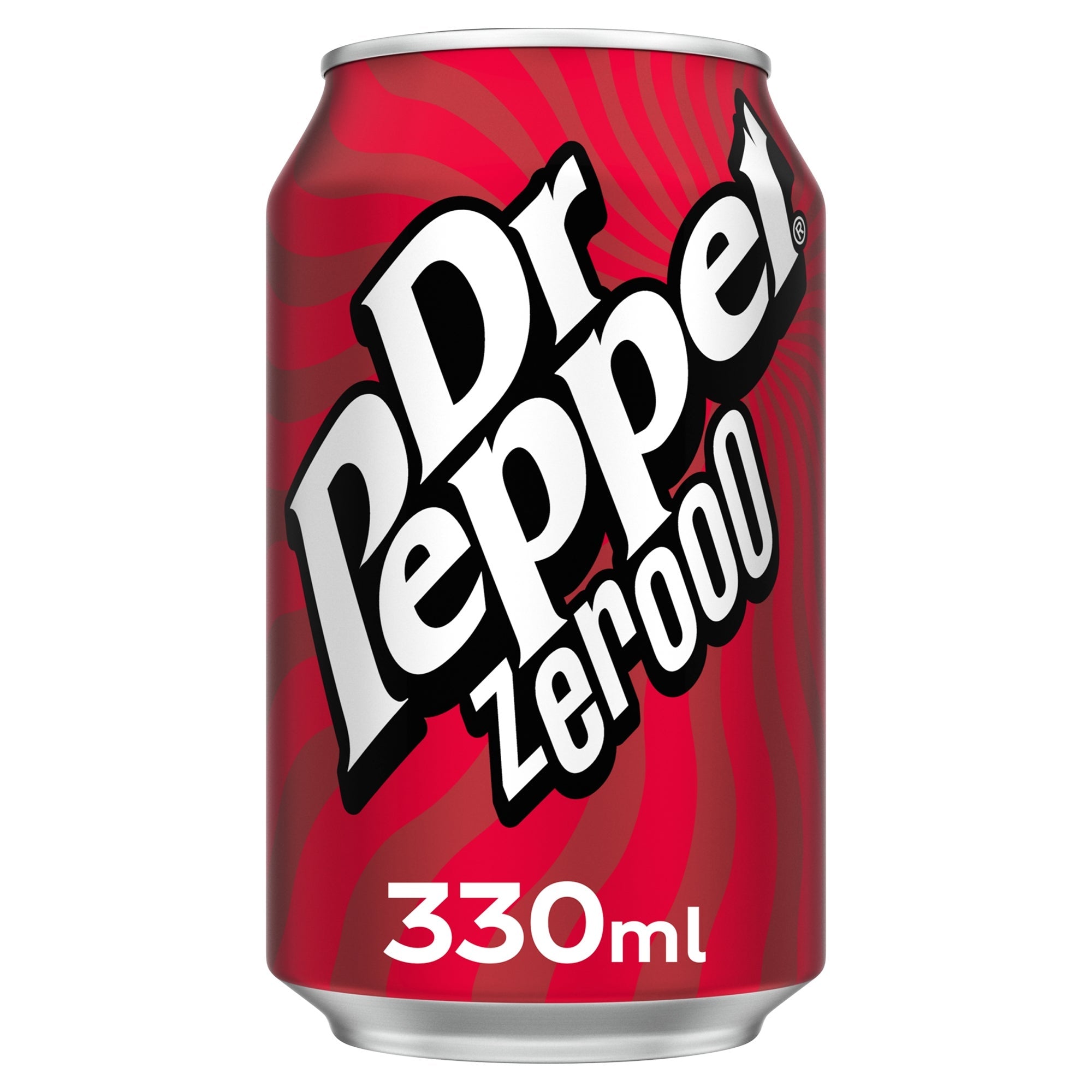 Dr Pepper Zero sugar-free cola 24 x 330ml cans - British product