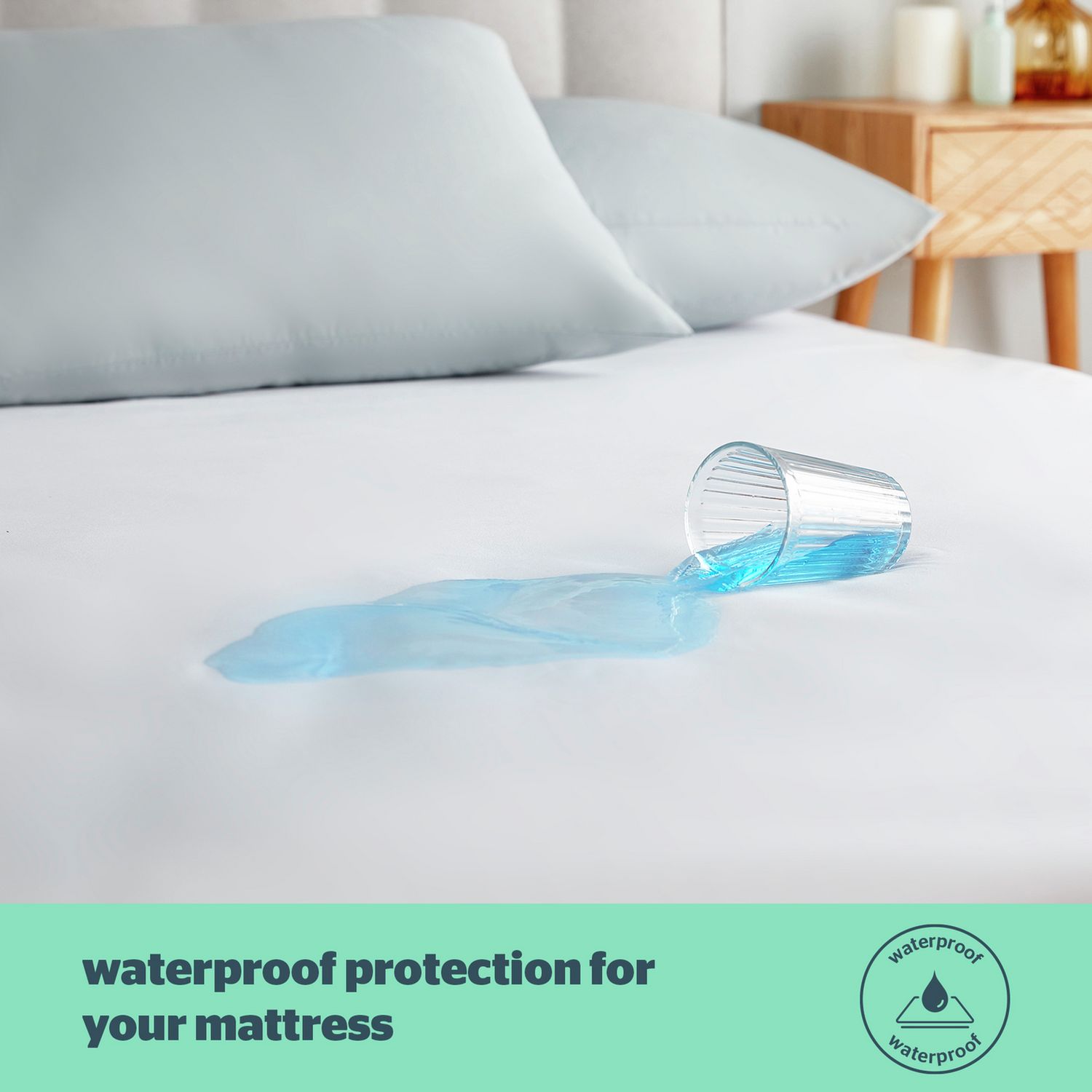 Silentnight waterproof mattress protector single (British brand)