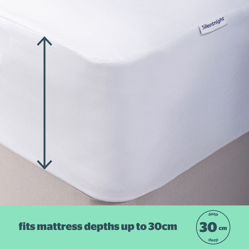 Silentnight waterproof mattress protector single (British brand)