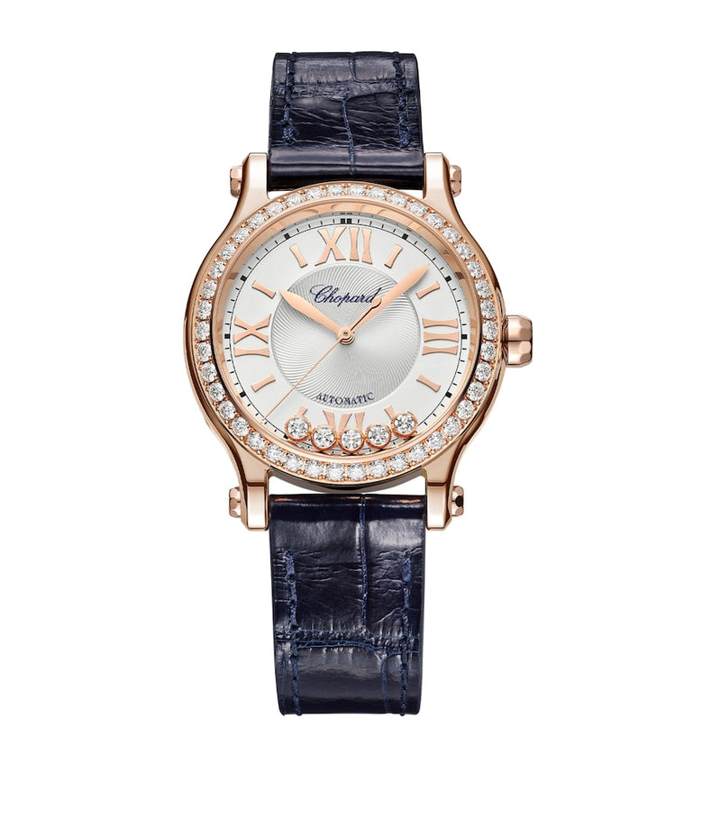 Chopard rose gold diamond watch 33mm - British product