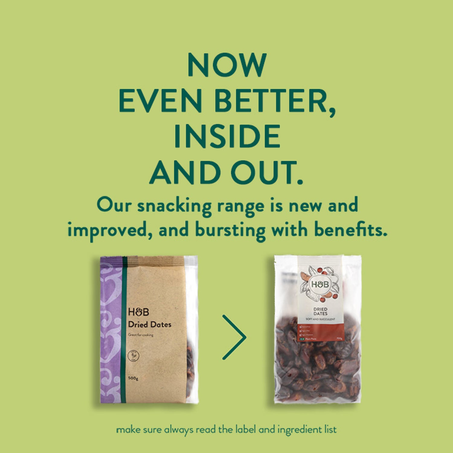 Holland & Barrett Dried Dates 700g bag, UK version