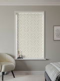 Next Natural Lattice Geo roller blind, imported from the UK