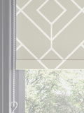 Next Natural Lattice Geo roller blind, imported from the UK