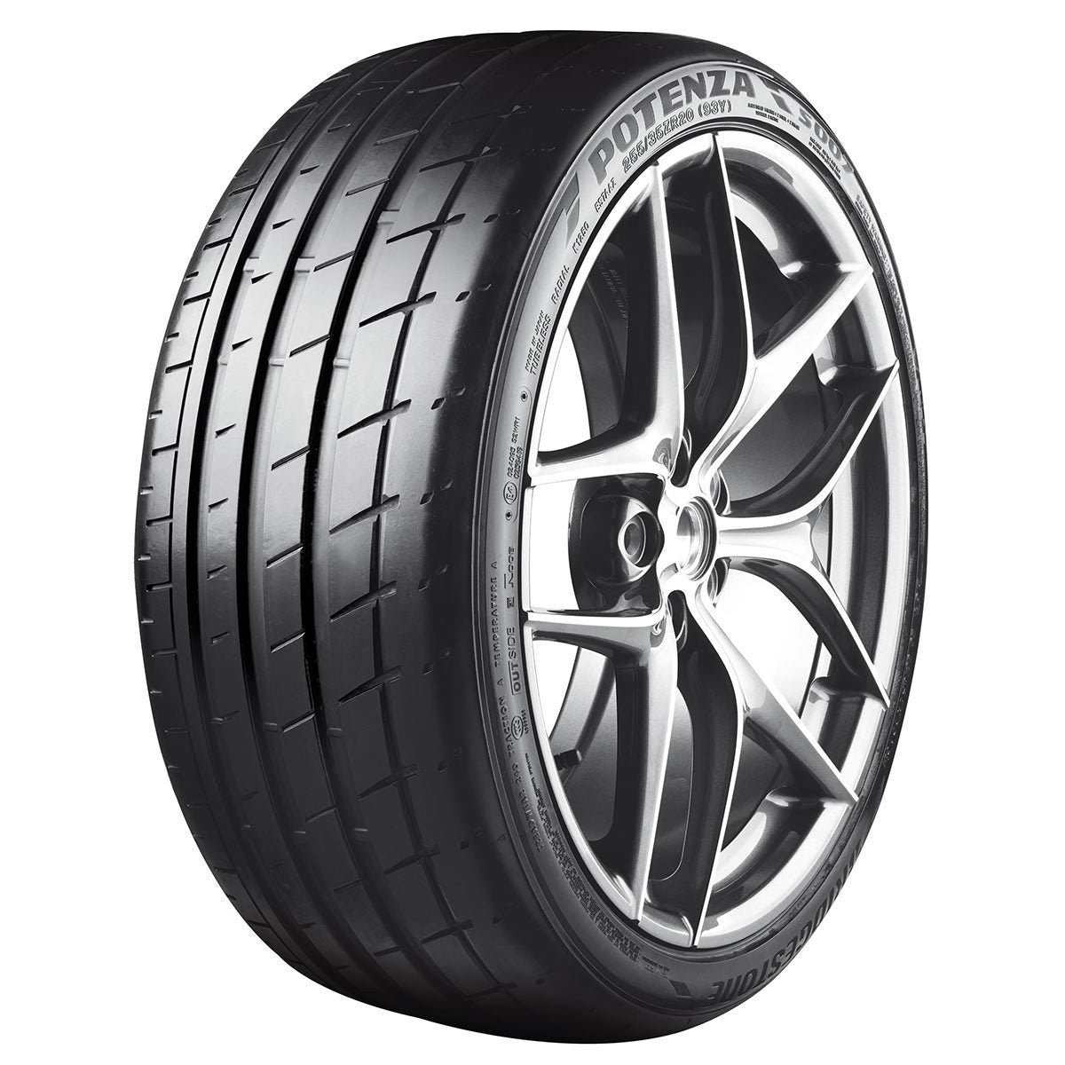 Bridgestone Potenza S007 summer performance tyre 245/35 R20, imported from the UK