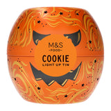 M&S Light Up Pumpkin Biscuit Tin