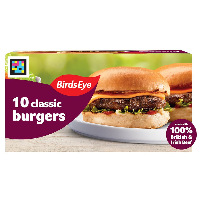 Birds Eye Original 10 Beef Burgers with Onion