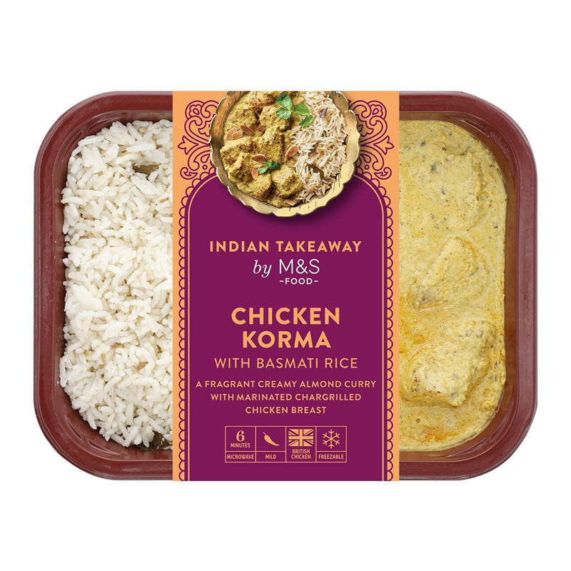 M&S Chicken Korma with Basmati Rice   400g