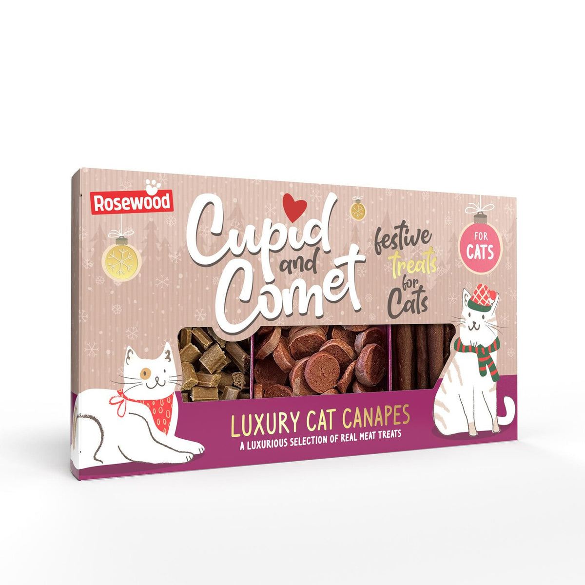 Cupid & Comet Cat Canapes