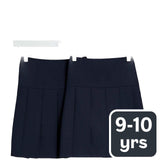 M&S 2Pk Pleated Skirt, 9-10 Years, Navy