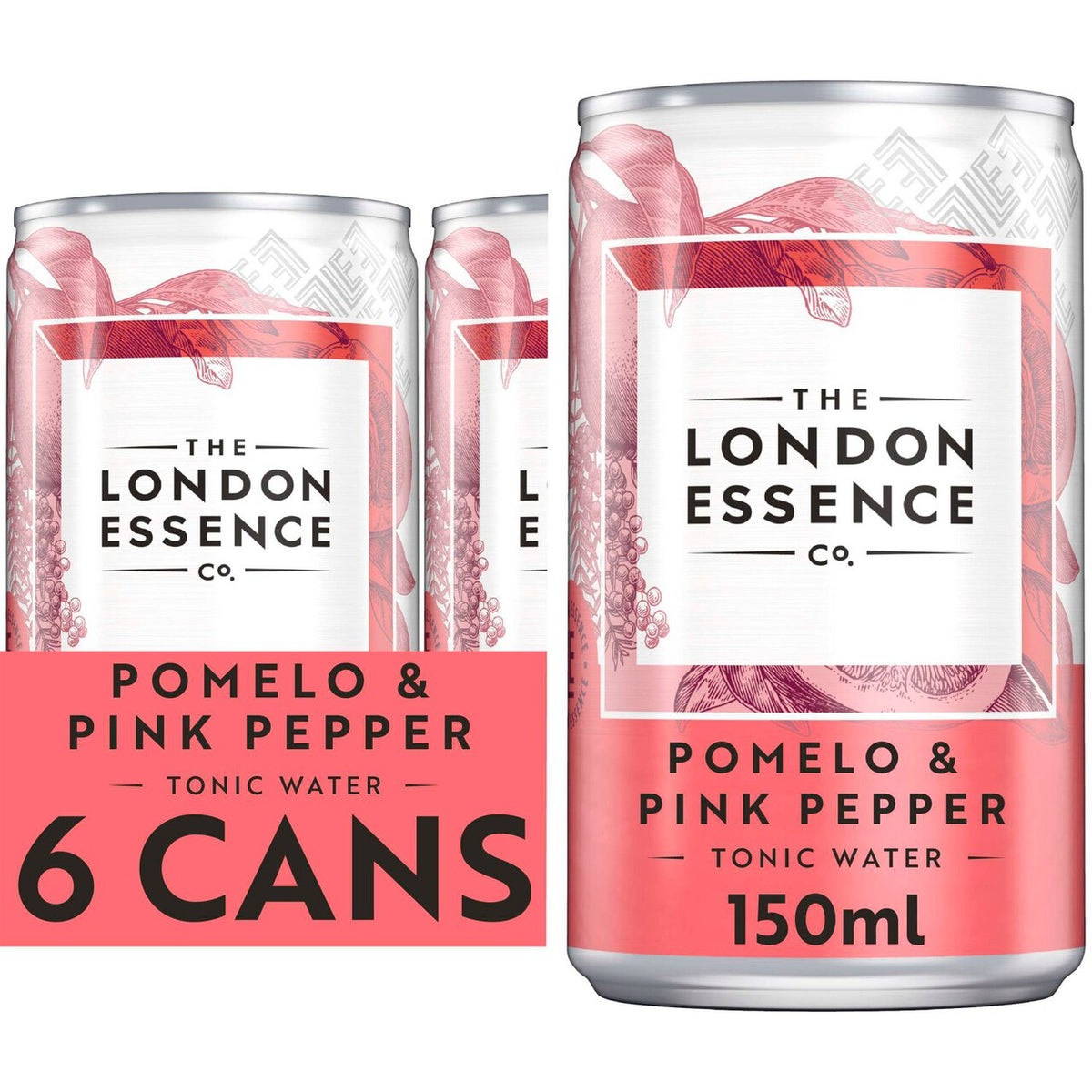 London Essence Co. Pomelo & Pink Peppercorn   6 x 150ml