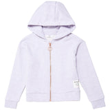 M&S Cotton Zip Through Hoodie, 6-7 Years, Lilac