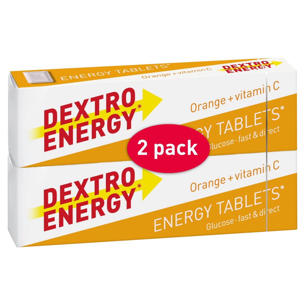 Dextro Orange + Vitamin C Energy Tablets    2 x 14 per pack
