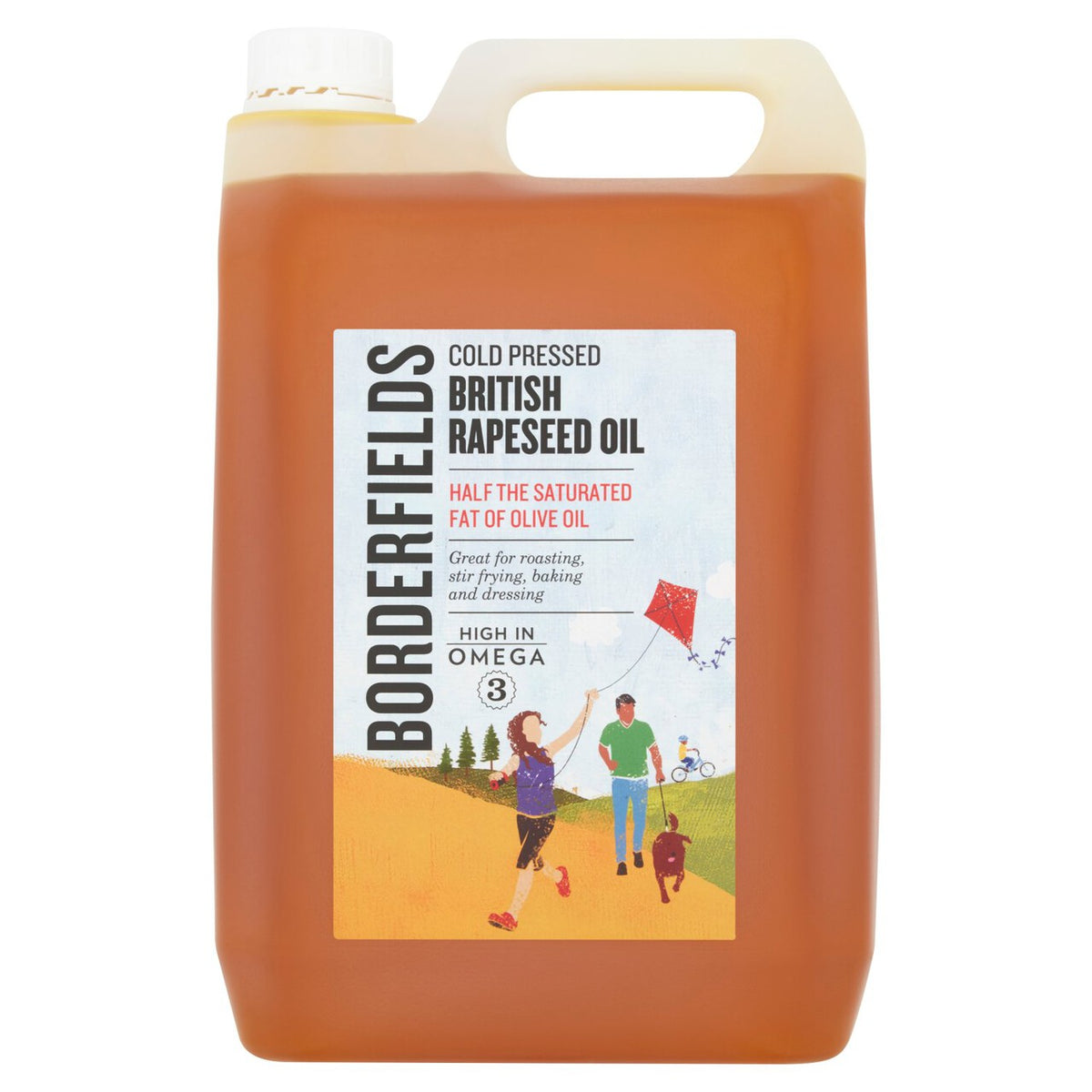Borderfields Cold Pressed Rapeseed Oil   5L