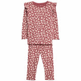 M&S Leopard Jersey Outfit, 12-18 Months, Pink