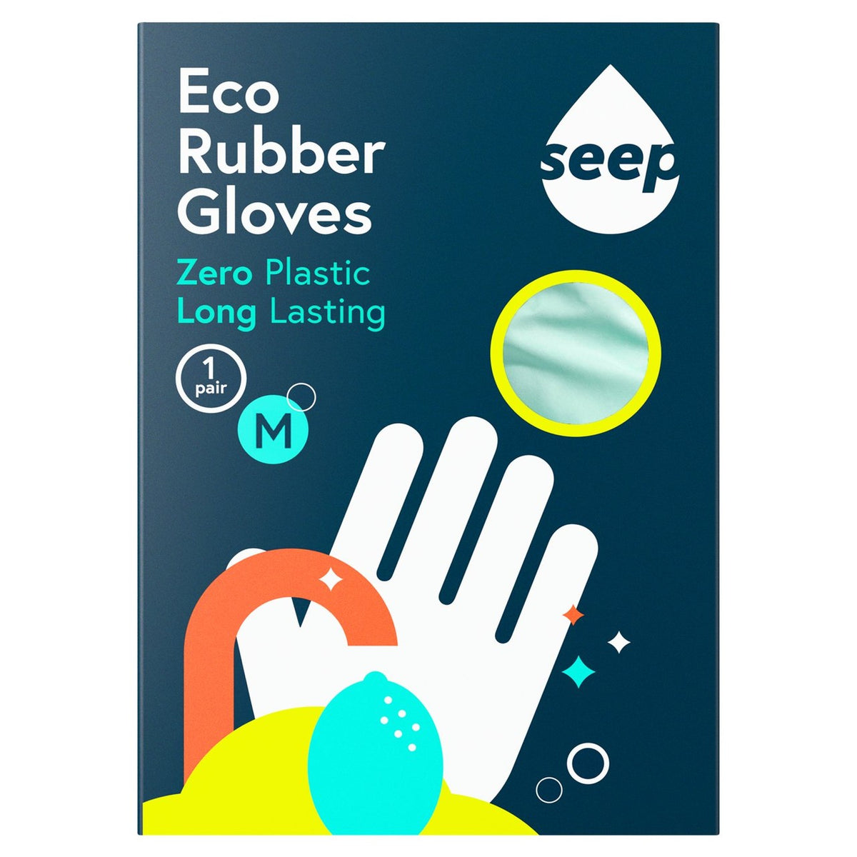 Seep Eco Rubber Gloves Medium