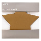 M&S Traditional Star Christmas Gift Tags