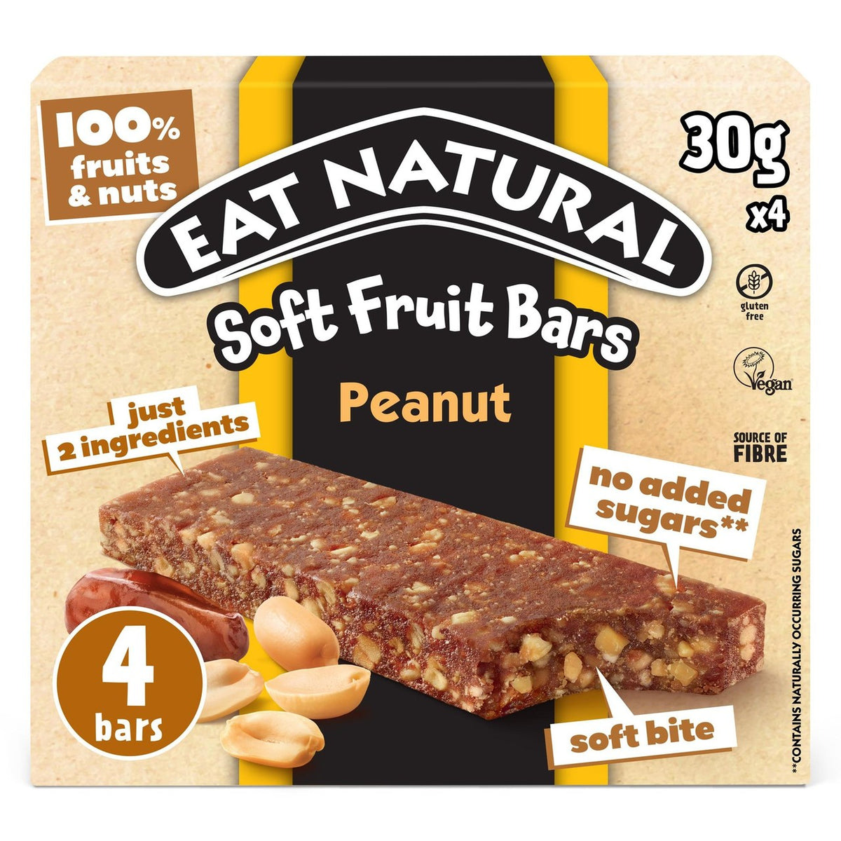 Eat Natural Peanut & Date Soft Fruit Bars